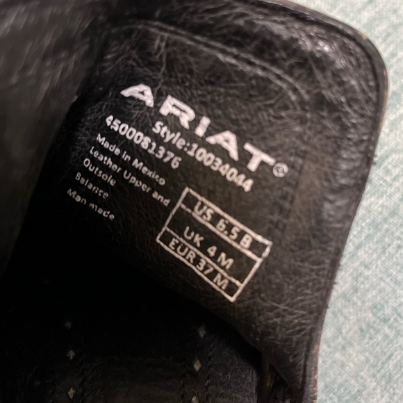 Ariat Dixon Booties Distressed Black - Picture 4 of 5